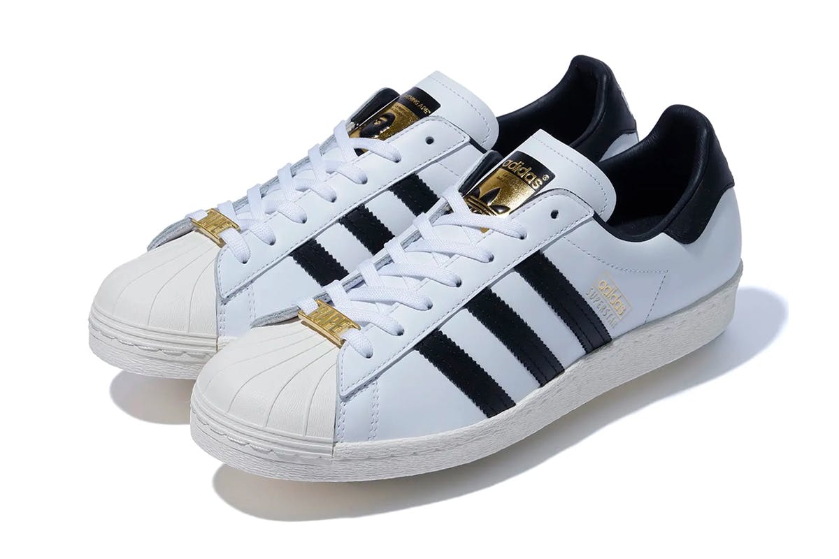 BAPE x adidas Superstar Mismatched Branding: Official Release Info